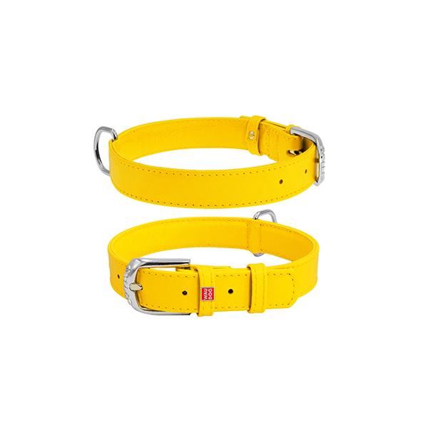 COLLIER GLAMOUR 20mm 30-39Cm JAUNE