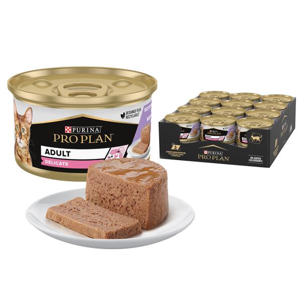 PP DELICATE CAT CAN MOUSSE TURKEY 85G
