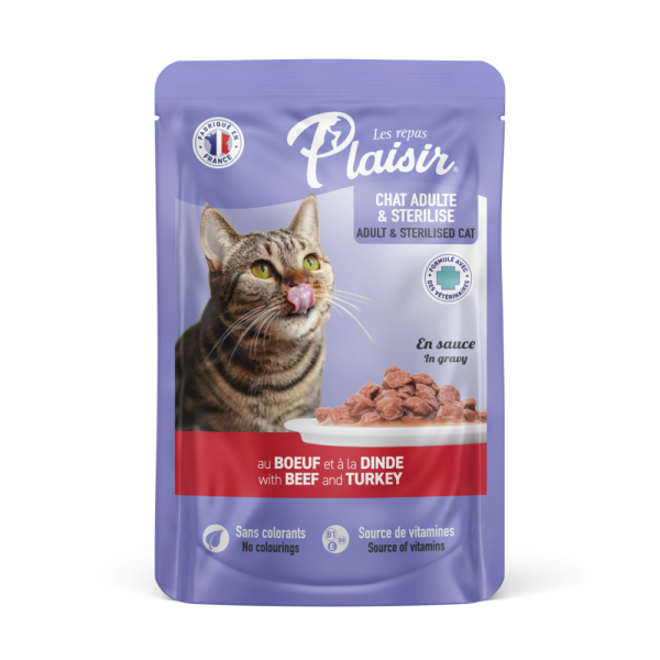 POCHON PLAISIR BOEUF/DINDE 100 GR