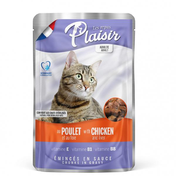 POCHON PLAISIR POULET/FOIE 100 GR