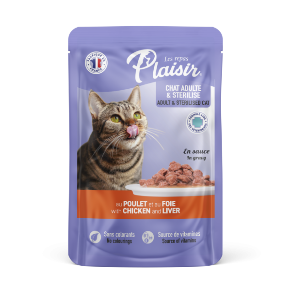 POCHON PLAISIR POULET/FOIE 100 GR