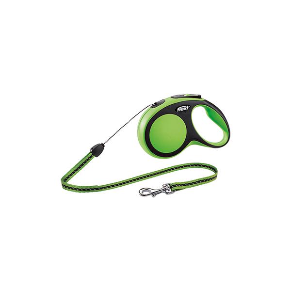 LAISSE FLEXI COMFORT CORDE T2-S 8M VERTE