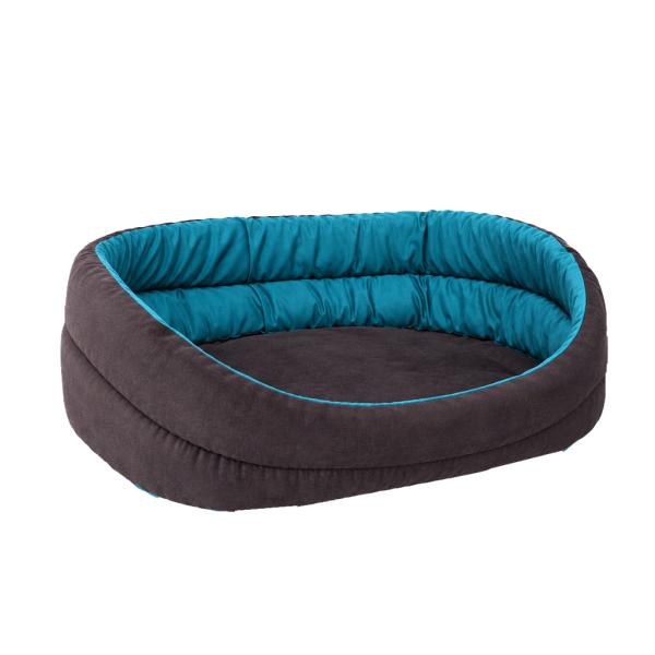CORBEILLE OVALE T75 NOIR-BLEU