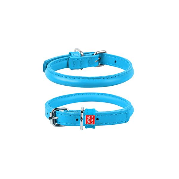 COLLIER ROND GLAMOUR 6mm 17-20Cm BLEU