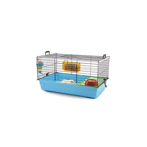 CAGE LAPIN NERO 2 80*50*45