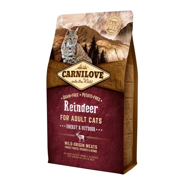 CARNILOVE CHAT ENRG&OUTD REINE 2KG