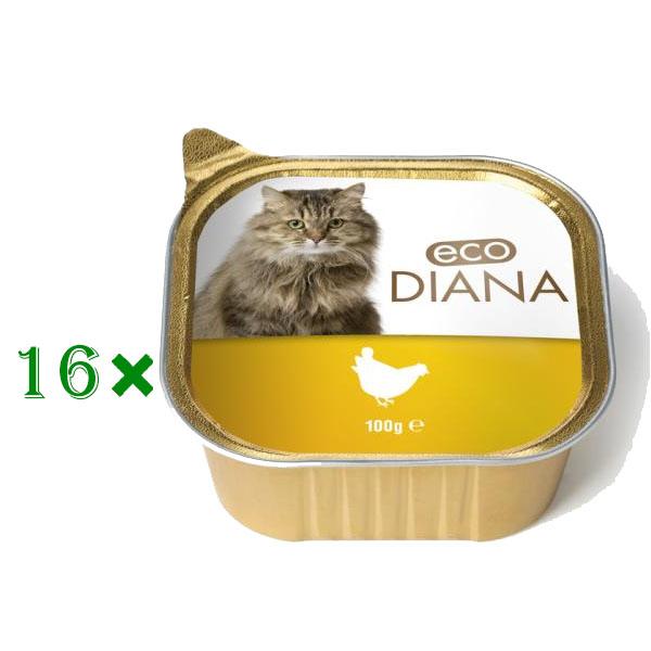 16*100G BARQUETTE ECO DIANA POULET