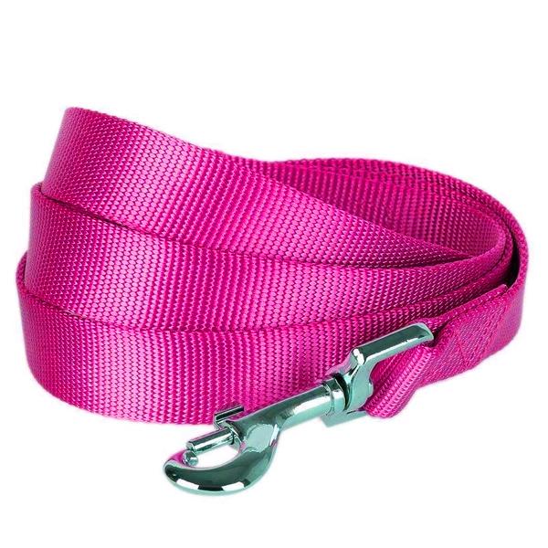 LAISSE NYLON 25 MM FUSHIA