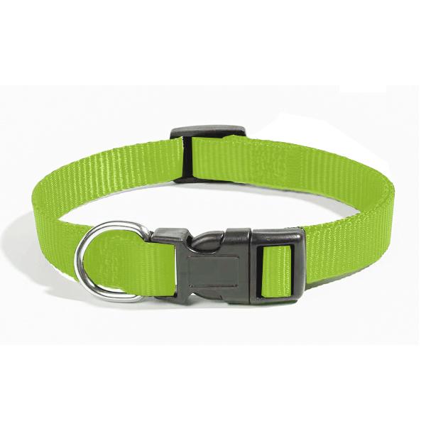 COLLIER NYLON ZANILOVE 10 MM VERT CITRON