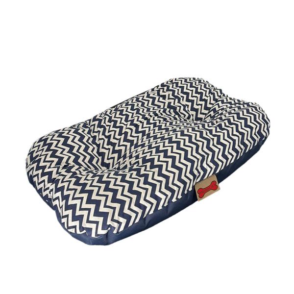 MATELAS OVALE BLEU ZIG ÉTÉ M