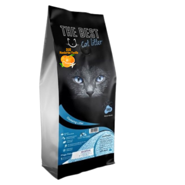 THE BEST CAT LITTER 10 L MANDARINE/VANILLE