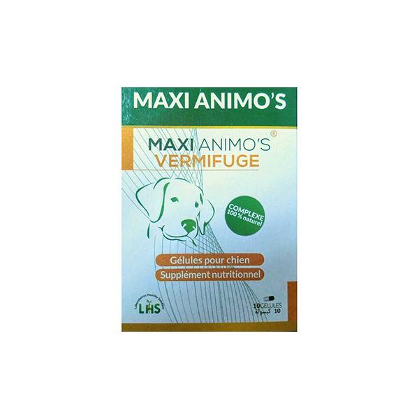 VERMIFUGE MAXI ANIMO'S 10 GÉLULES