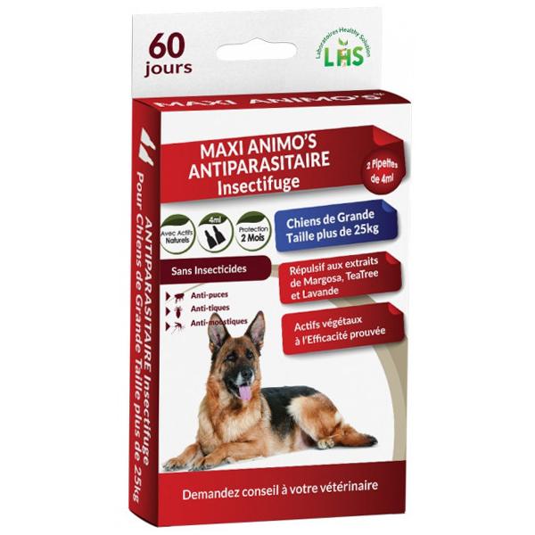 INSECTIFUGE GRAND CHIEN 2 * 4 ML