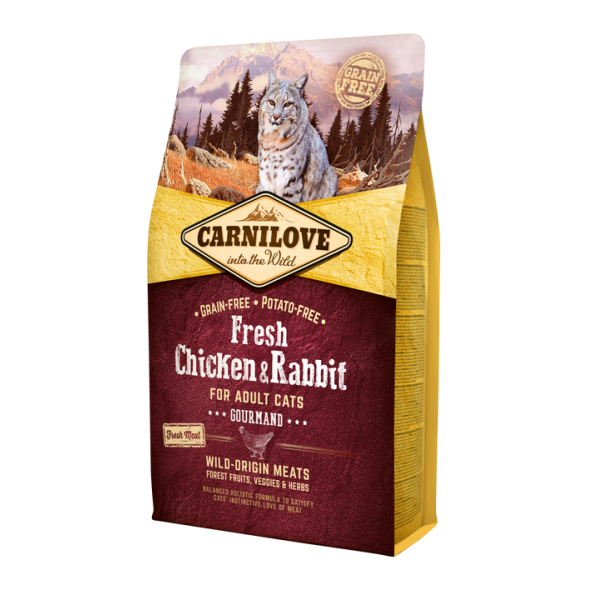 CARNILOVE CHAT FRESH POULET ET LAPIN 2K