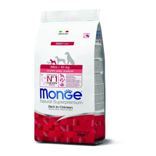 MONGE MINI Puppy & Junior 3KG