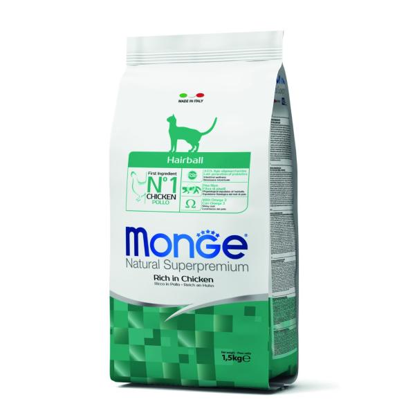 MONGE CAT Hairball 1,5 KG