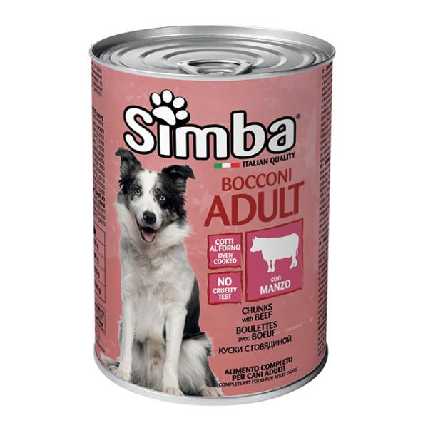 BOITE SIMBA DOG WITH VEAL 415 GR