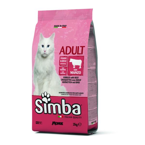 SIMBA CAT CROQUETTES BEEF 2KG