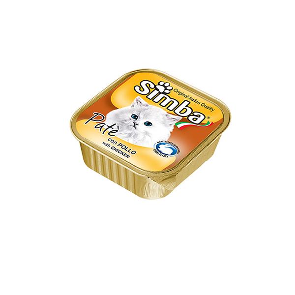 BARQUETTE CHAT SIMBA POULET 100GR