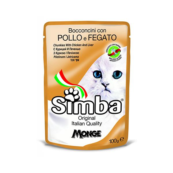 POCHON SIMBA POULET 100 GR