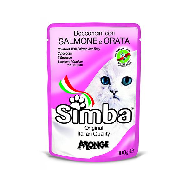 POCHON SIMBA SAUMON 100 GR