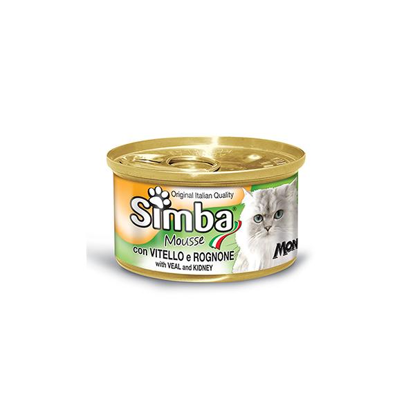 BOITE SIMBA CAT WITH VEAL/KIDNEY 85 GR