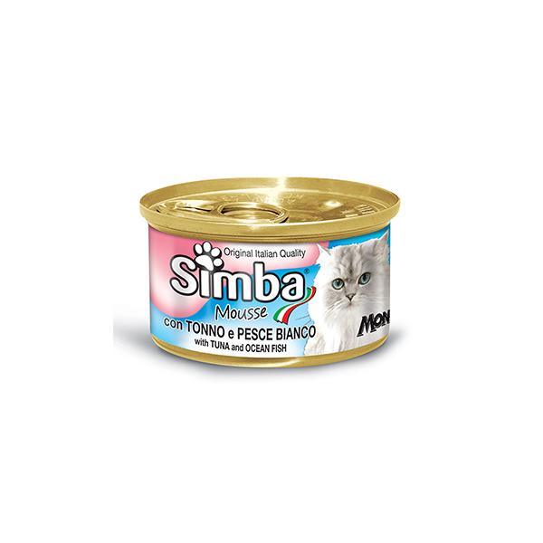 BOITE SIMBA CAT WITH TUNA/BLANCFISH 85 GR