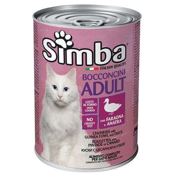 BOITE SIMBA CAT WITH FOWL AND DUCK 415 GR