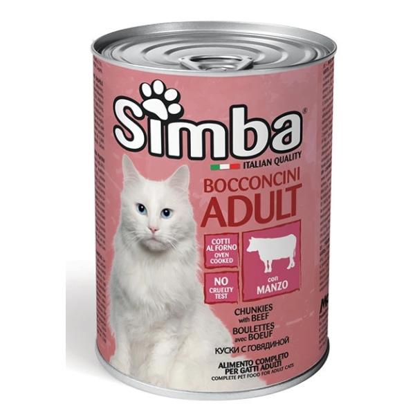 BOITE SIMBA CAT WITH BEEF 415 GR