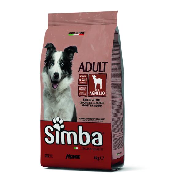 SIMBA DOG CROQUETTES WITH LAMB 4KG