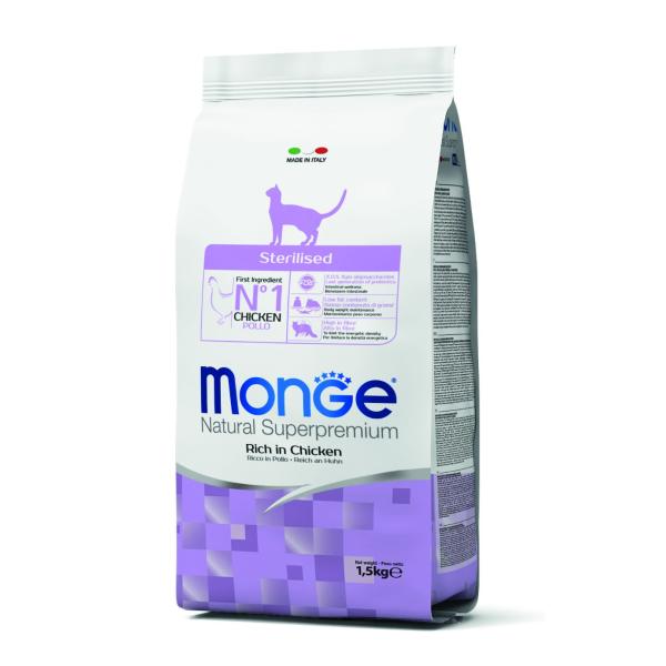 MONGE CAT Sterilised 1,5 KG