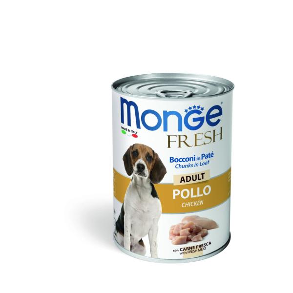 BOITE MONGE DOG Poulet 400 GR