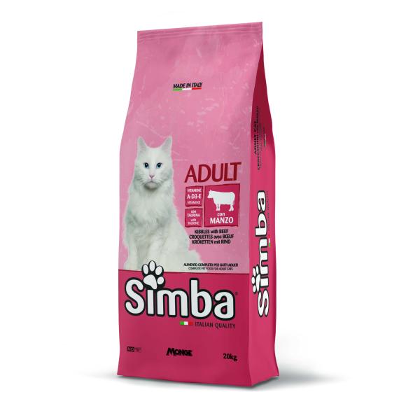 SIMBA CAT CROQUETTES BEEF 20KG