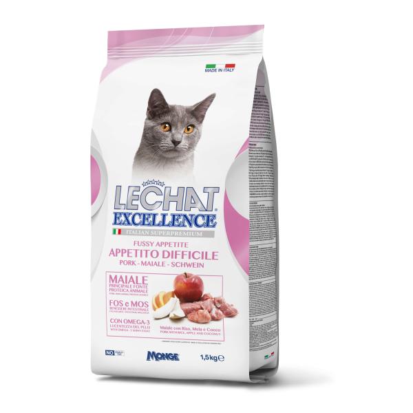 LECHAT EXC. CHAT EXIGENT  PORK 1,5Kg