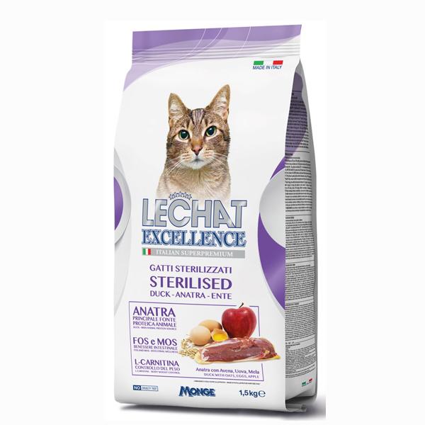 LECHAT EXC. STERIL CANARD 1.5KG