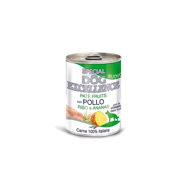 BOITE SP.DOG FRUITS CHIC/RICE/PINE 400GR