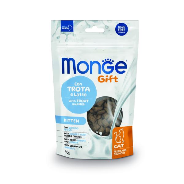 MONGEGIFT KITTEN TROUT/MILK 60g