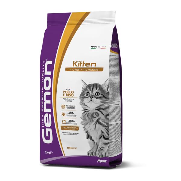 GEMON CAT KITTEN CHICKEN/RICE 2KG
