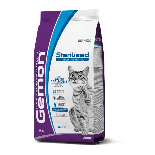 GEMON CAT STER. COMPLET. TUNA/SAL 2KG