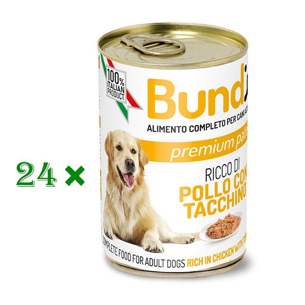 24*BUNDY DOG CHICKEN 400 GR