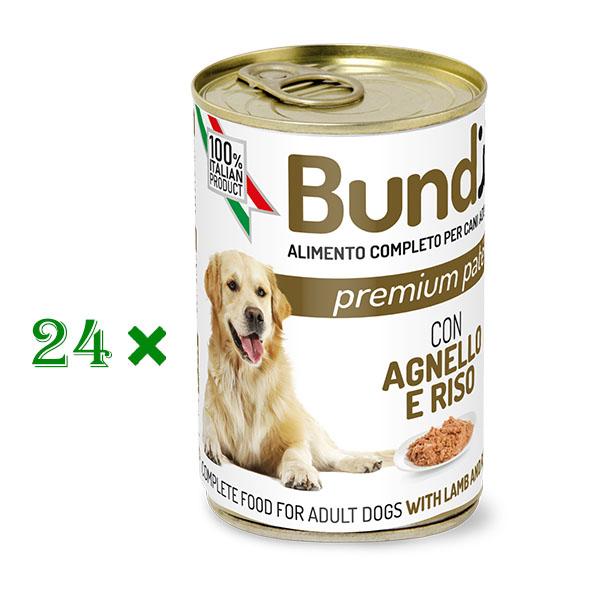 24*BUNDY DOG LAMB RICE 400 GR