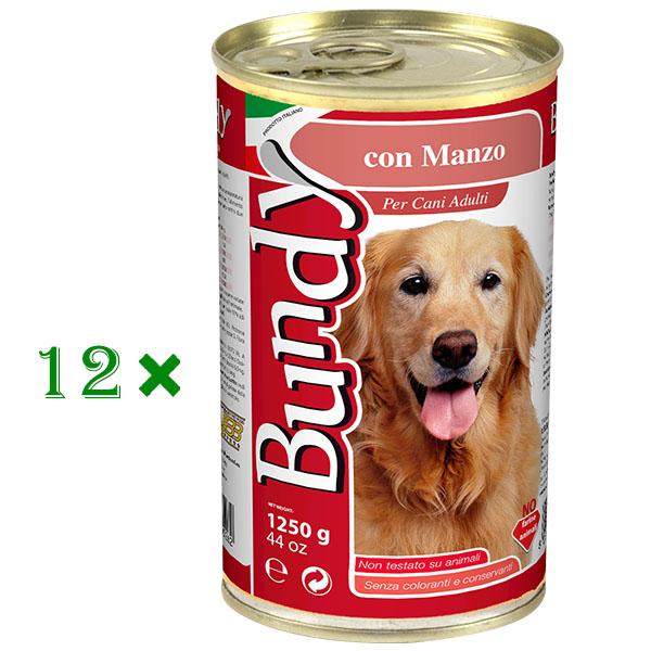 12*BUNDY DOG BEEF 1250 GR