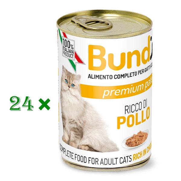 24*BUNDY CAT CHICKEN 400 GR