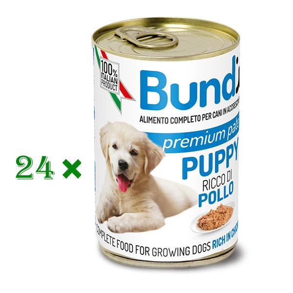 24*BUNDY PUPPY CHICKEN 400 GR