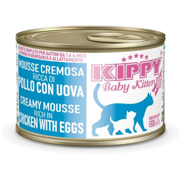KIPPY MOUSSE BABY KITTEN POULET-ŒUF  200GR