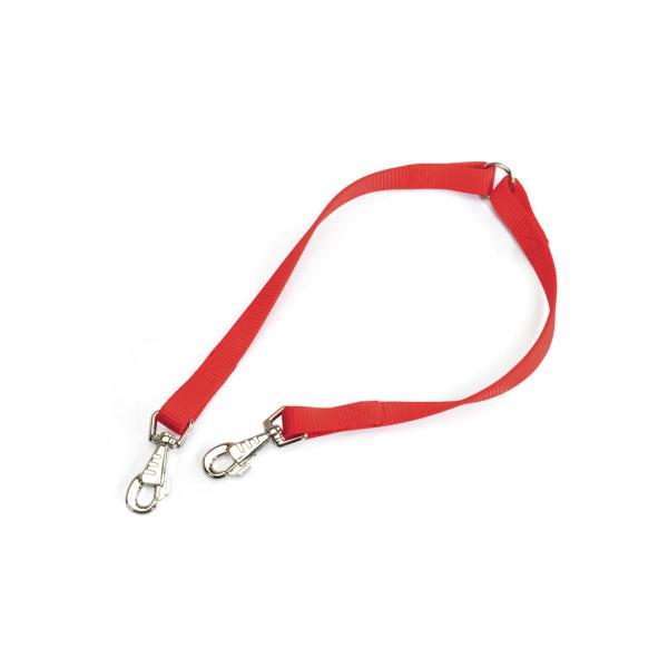 LAISSE DOUBLE CAMON 12X350 MM ROUGE