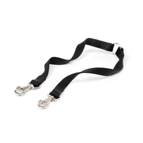 LAISSE DOUBLE CAMON 12X350 MM NOIR