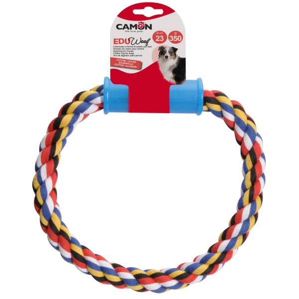 DOG TOY CAMON ANNEAU EN COTON*350GR*23CMS