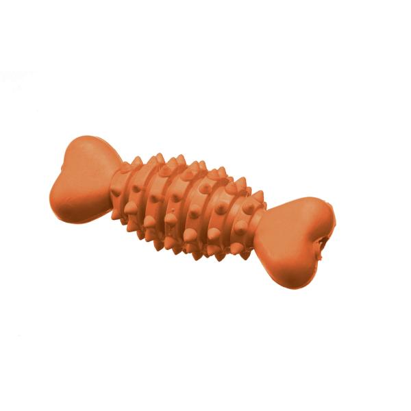DOG TOY CAMON OS EN CAOUTCHOUC 12CM MIXED