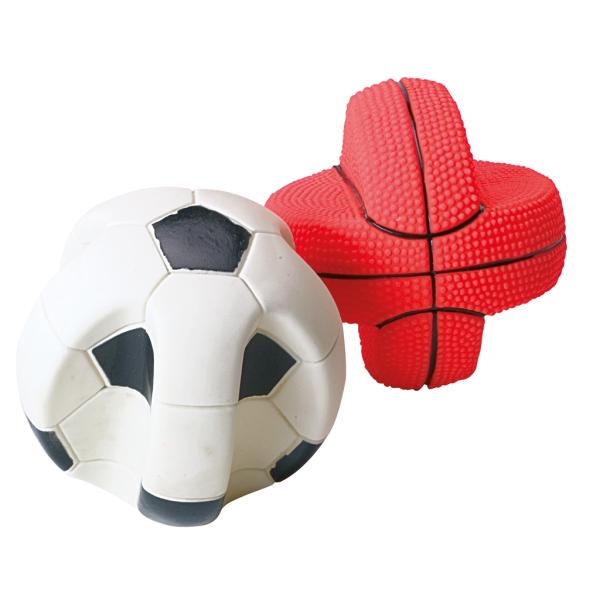 DOG TOY CAMON BALLON DE FOOT-BASKET EN VINYLE 15CM